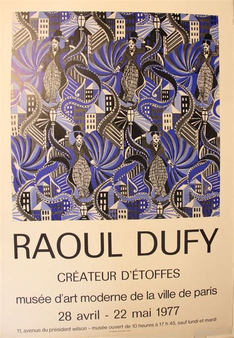 détails sur affiche raoul dufy musée d art moderne paris 1977 avec images affiche d