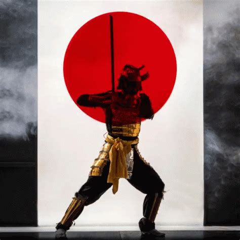 Анимированные картинки самурай