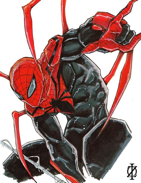 Superior Spider Man By Chrisozfulton Spiderman Spiderman Art Marvel