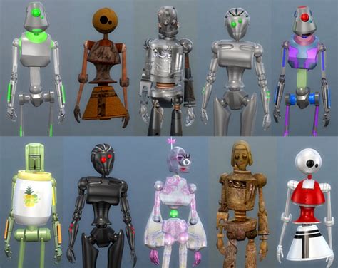 Lots More Bots 21 New Servo Overrides By Esmeralda At Mod The Sims