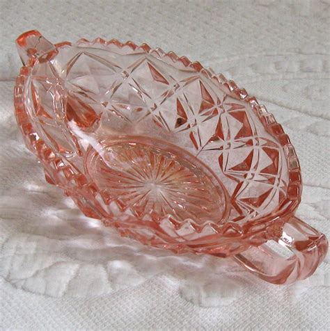 Vintage Pink Depression Glass Candy Dish 1930s Etsy