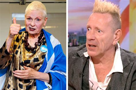 Sex Pistol John Lydon Slags Off Fashion Icon Vivienne Westwood Daily Star