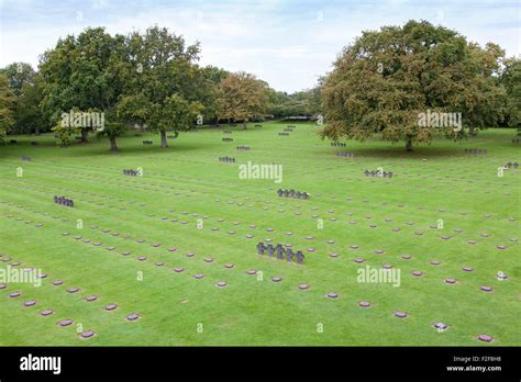 La Cambe German War Cemetery At Normandy France Stock Photo Alamy