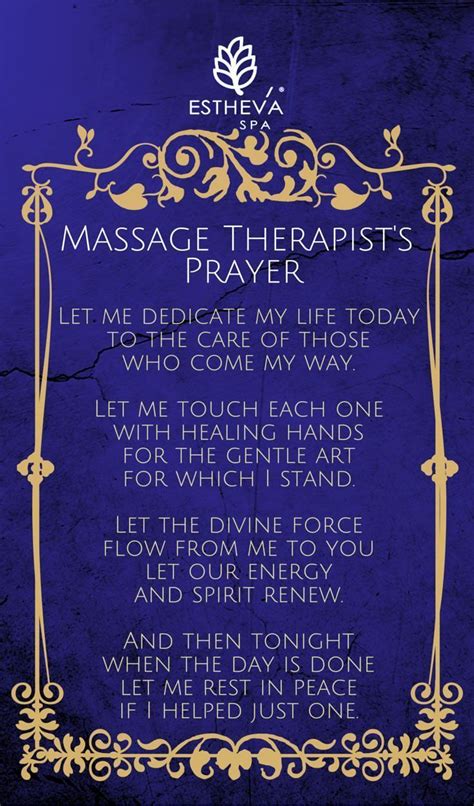 Massage Therapists Prayer Something We Embrace At Our Spa In Singapore Massagesingapore