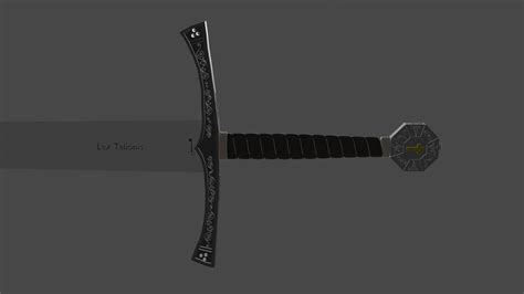 Medieval Sword Free 3d Model Cgtrader