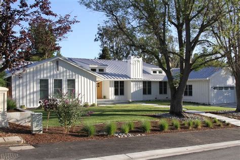 Ranch Refresh With Board And Batton Siding And Metal Roof Ranch House