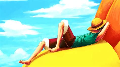 Sleep Luffy Anime Guy Anime Boy One Piece 1080p Wallpaper