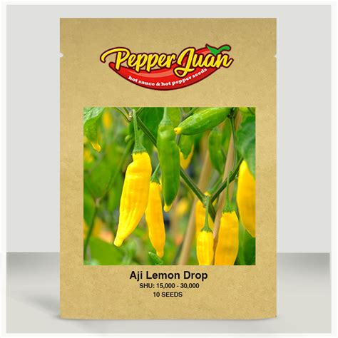 Aji Lemon Drop Pepper Seeds Pepper Juan