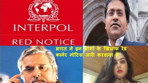 हिंदी What Is Interpols Red Corner Notice And Why Is It Issued