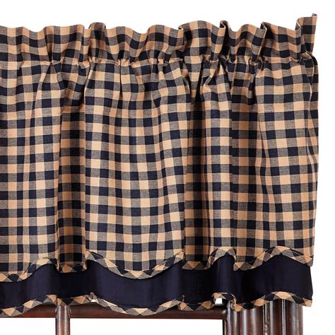 Choose from contactless same day delivery, drive up and more. Check Scalloped Lined Layered Valance Burgundy and Tan or ...