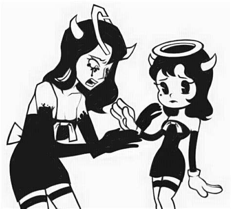 Embedded Bendy And The Ink Machine Alice Angel Angel Drawing