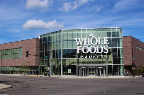 New Whole Foods Market Store Lakeview Neighborhood Chicago Editorial