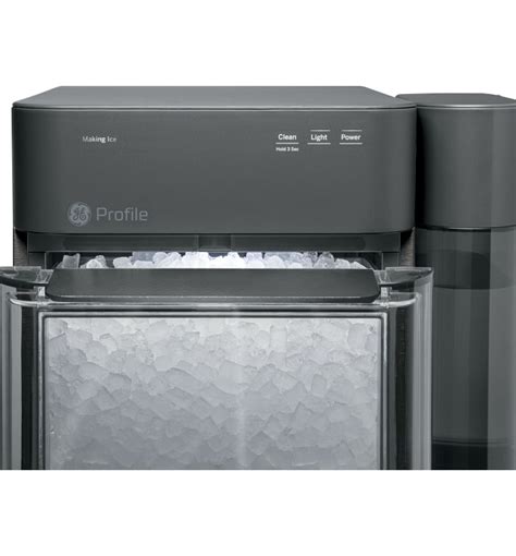 Ice production per day (lb.) 24. GE Profile Opal 2.0 24-lb. Portable Nugget Ice maker with ...
