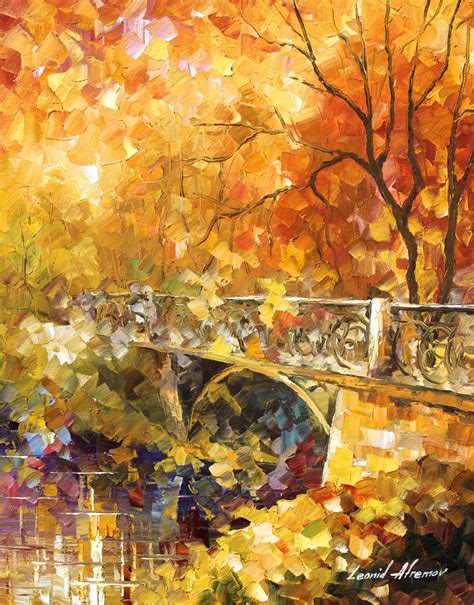 Embassy Of Autumn Original Oil Painting On Canvas By
