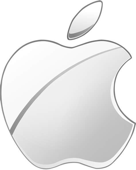 (late gift)Silver Apple logo vector(2) by WindyThePlaneh on DeviantArt png image