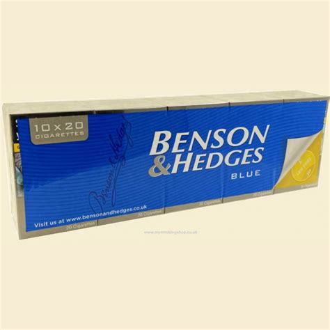 Benson And Hedges King Size Blue 10 Packs Of 20 Cigarettes
