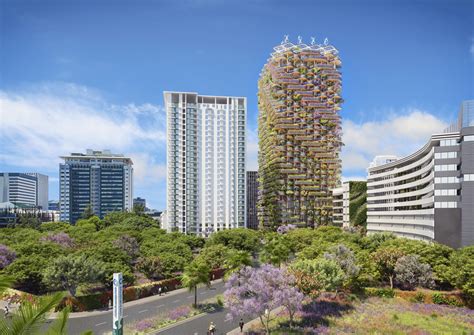 Cebu City Tower Building Green Building Vincent Callebaut Rainbow