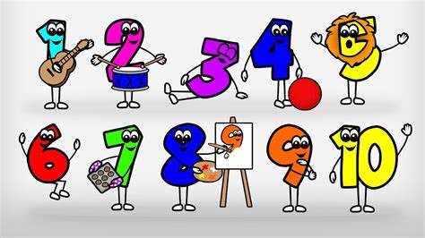 1 to one million, place value. Counting 1-10 Song for Kids - Learn to Count 1-10 ...