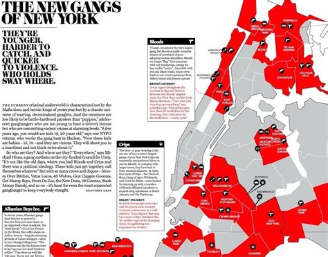 Map Of Nyc Gangs And Their Neighborhoods From 1840 19