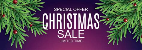 Abstract Vector Illustration Christmas Sale Special Offer Background