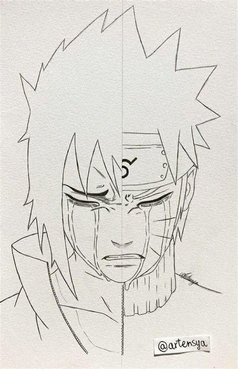 Sasuke Vs Naruto Lineart By Sama15 On Deviantart Artofit