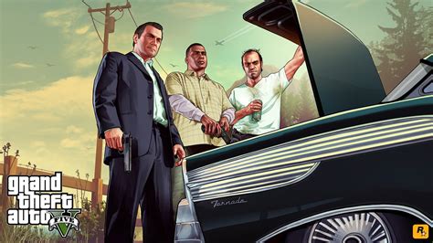 Grand Theft Auto V Digital Wallpaper Grand Theft Auto V Rockstar