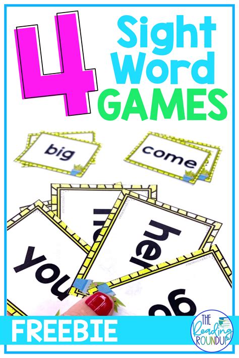 Free Sight Word Flashcards And Games Artofit
