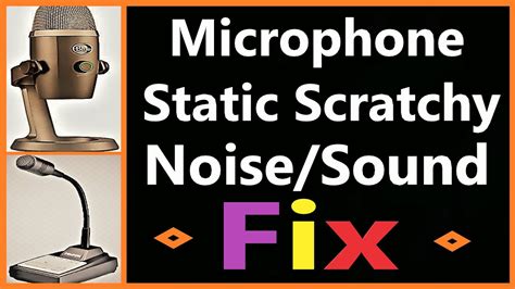 Microphone Static Buzzing Noise Problem Fix In Windows Youtube