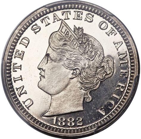 5 Cents 1882 Liberty Nickel Pattern United States Numista