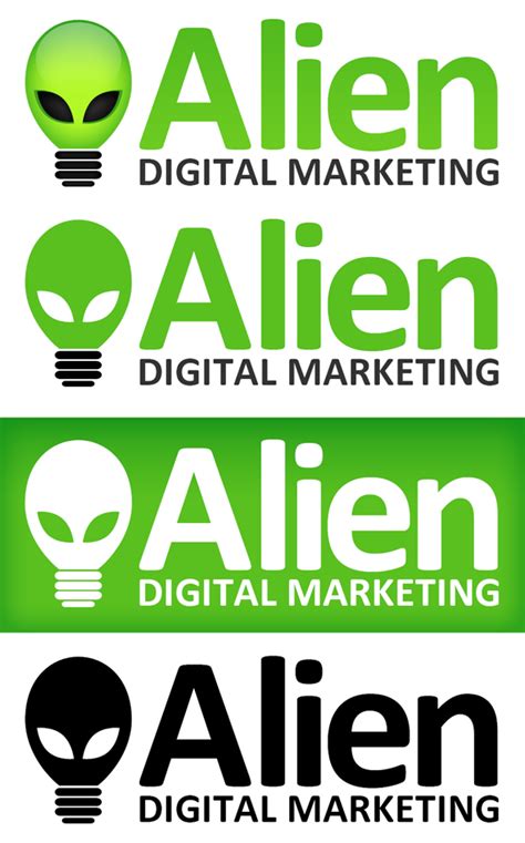 Alien Digital Marketing Logo Template By Xstortionist On Deviantart