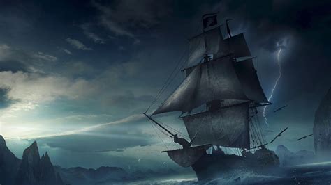 Sailing Ship In A Storm Photo By Luckeepeet 84f