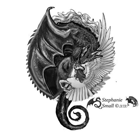 Unicorn And Dragon By Stephaniesmall On Deviantart