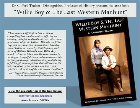 “willie Boy And The Last Western Manhunt” Department Of History