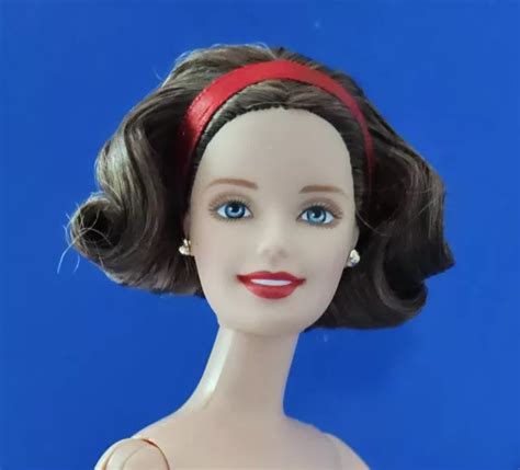 vintage barbie brunette hair nude bendable leg marlo flip red headband repro 49 59 picclick