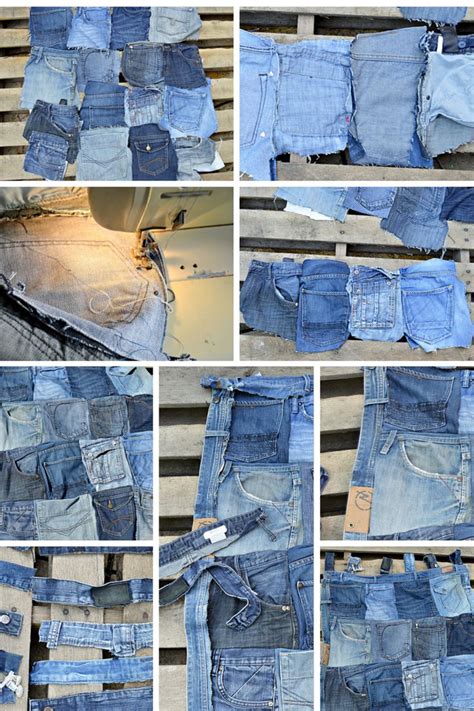 30 Ways To Use Old Jeans For Brilliant Craft Ideas Denim Pocket Blue