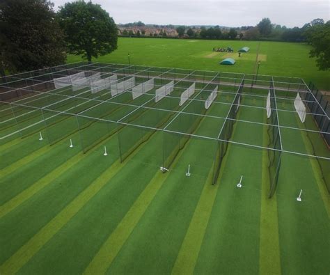 Oundle School Synthetic Cricket Practice Nets Installation