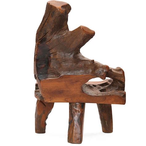 Tree Trunk Chair At 1stdibs