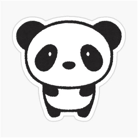Cute Panda Stickers Redbubble