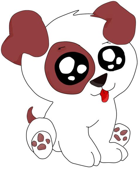 Cute Anime Puppy Colored By Ookamishikongirl On Deviantart