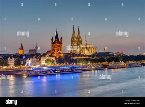 Cologne Skyline At Dawn Hi Res Stock Photography And Images Alamy