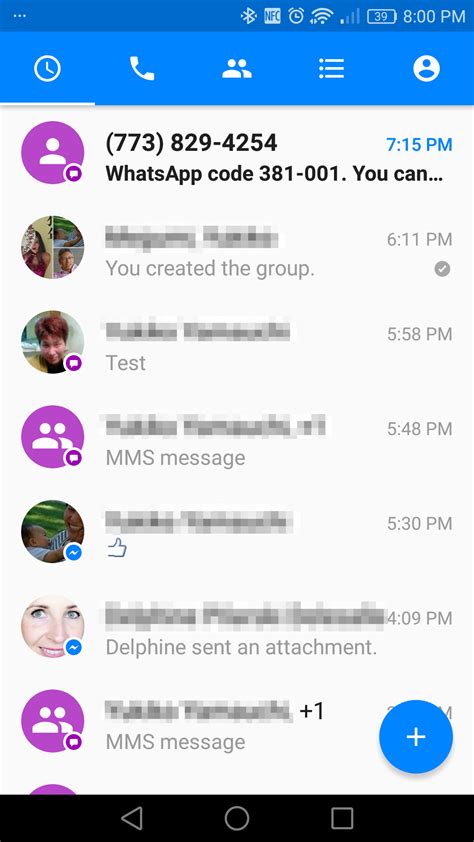 Facebook Adds Voice Calls Text Messaging To Messenger For Android
