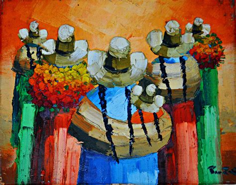 Peru Peruvian Art Original Oil Canvas Painting Free Etsy