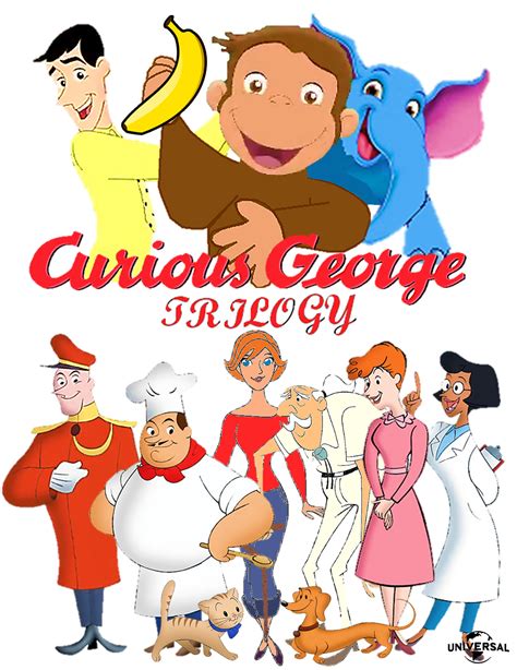 Curious George Trilogy Front Curious George George Cartoon Characters