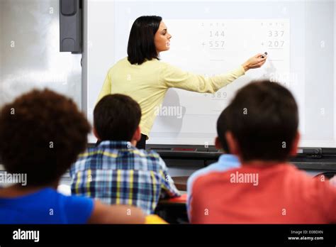 Interactive Whiteboard School High Resolution Stock Photography And