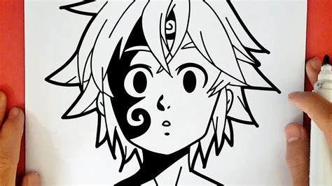 Following the king of liones' vision the seven deadly sins, made up of the strongest holy knights in the kingdom of liones, were formed to protect all of britannia from the revival of the ten commandments. COMMENT DESSINER MELIODAS - YouTube