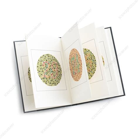 Isihara Colour Vision Test Charts Stock Image C0230627 Science