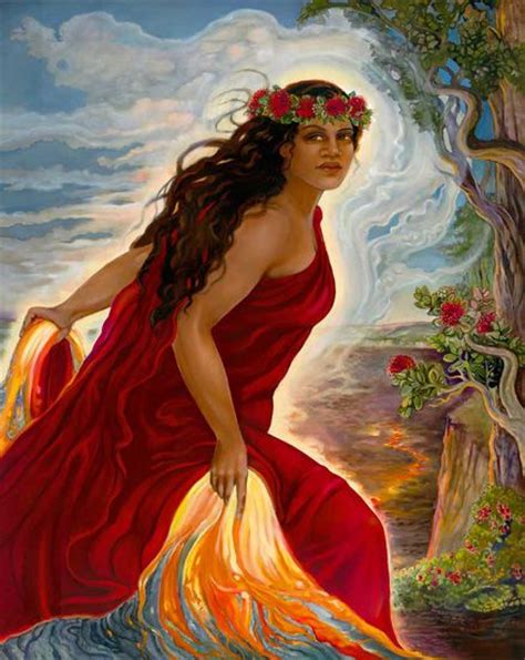 Pele Hawaiian Volcano Goddess So Destructive And Yet Is The Source Of The Islands