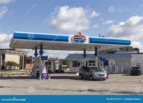 Amoco Gas And Fuel Station Amoco Is A Division Of Bp And British