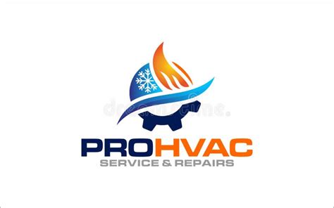Illustration Graphic Vector Of Heating And Cooling Repair Service Logo