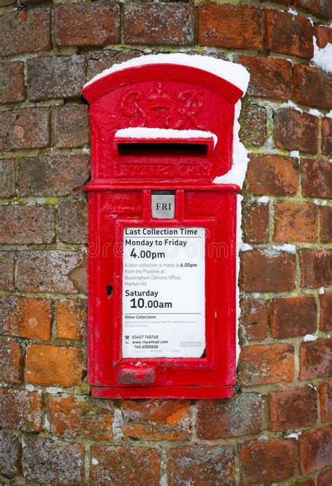 Post Box With Snow Stock Image Image Of Fashioned Cold 26728853